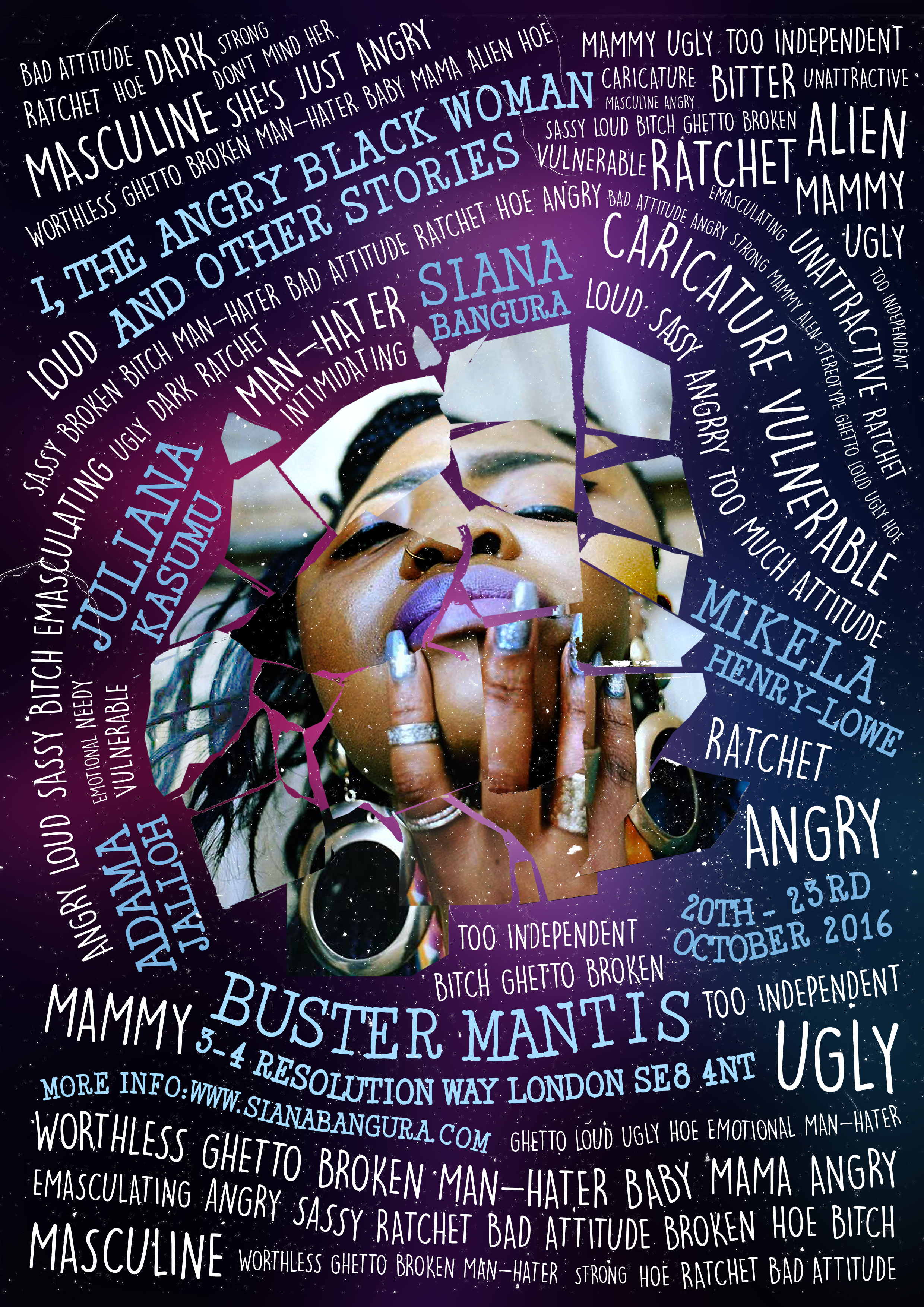 ‘I, The Angry Black Woman’ & Other Stories Exhibition, Thursday 20th – Sunday 23rd October 2016